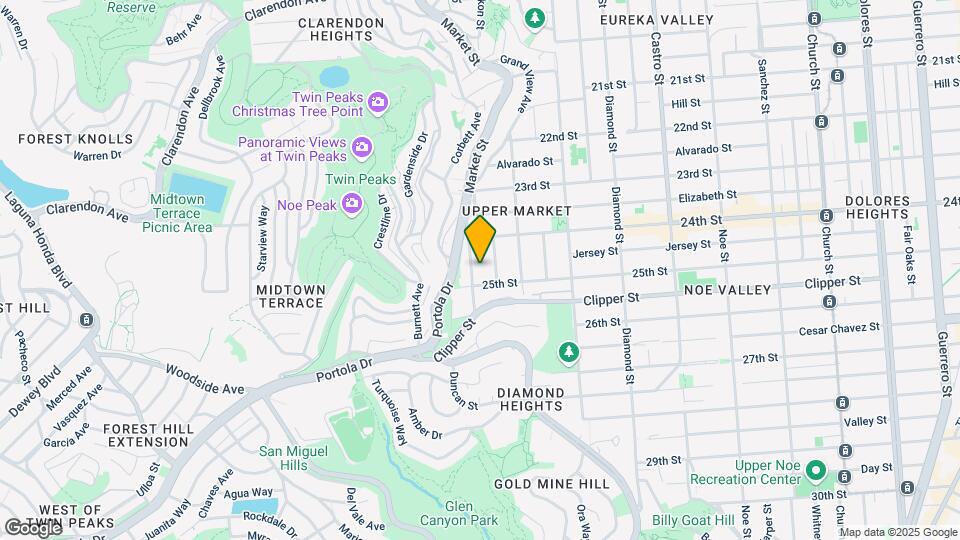 673 Grand View Ave Map and Location Details