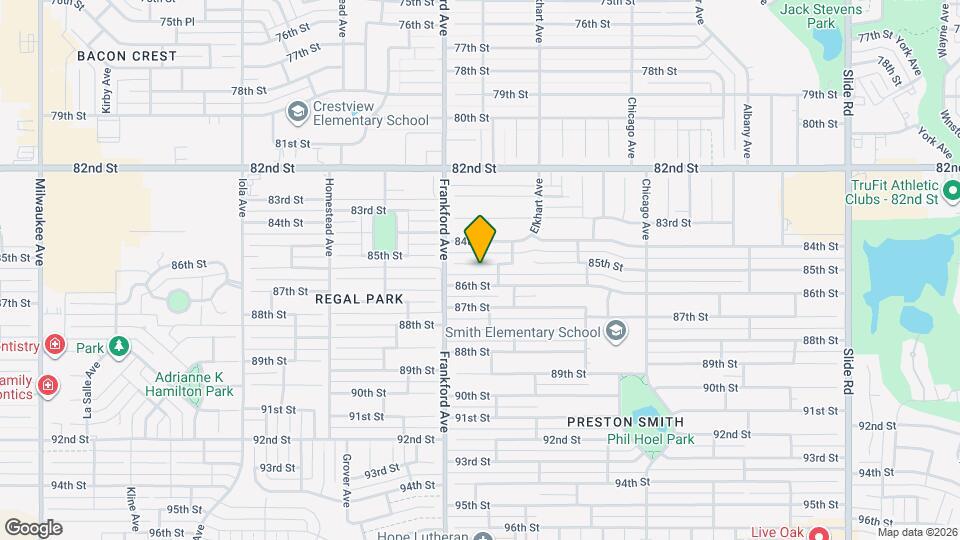 5713 85th St Map and Location Details