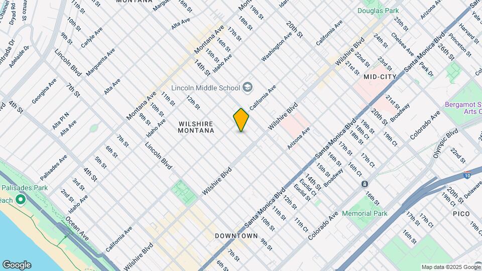 1122 Euclid St Map and Location Details
