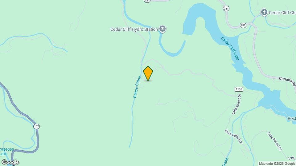 285 Canoe Creek Dr Map and Location Details