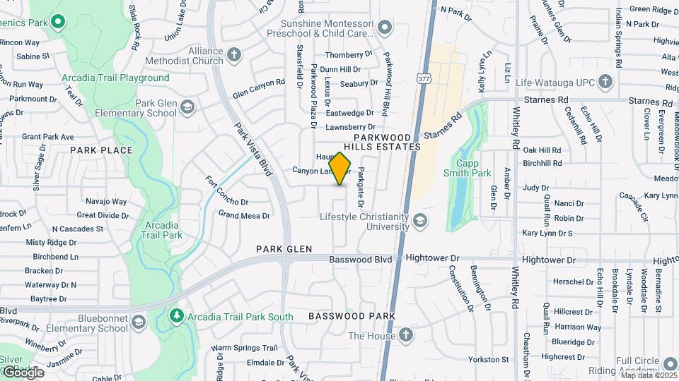 5524 Bryce Canyon Dr Map and Location Details