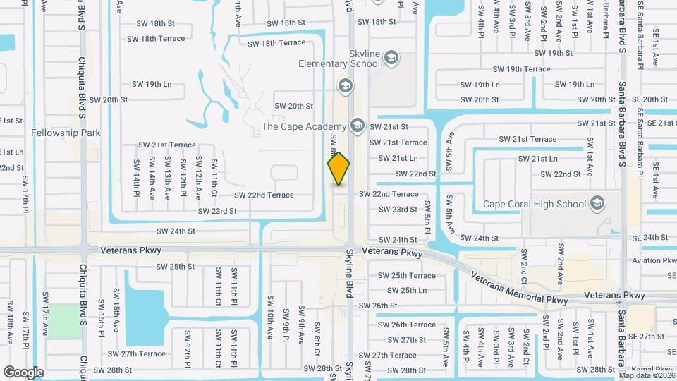 2221 SW 8th Pl Map and Location Details
