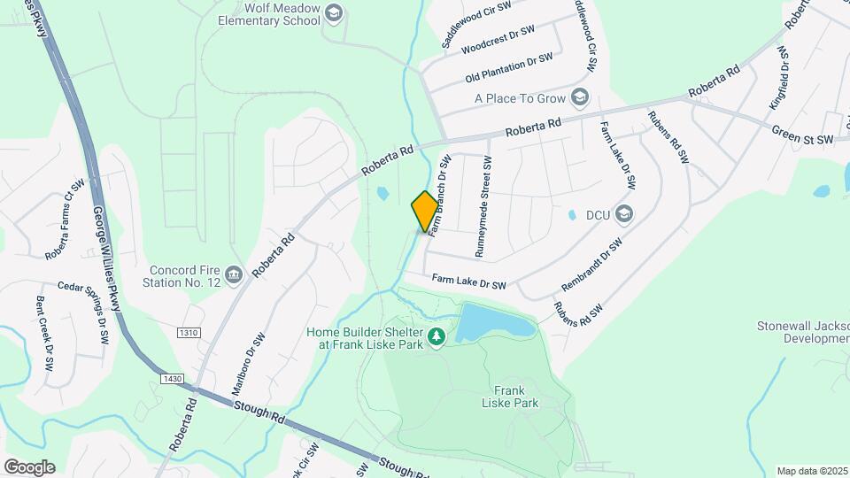 1239 Farm Branch Dr SW Map and Location Details