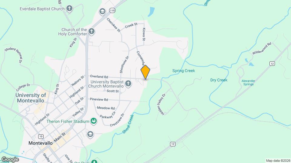 Shoal Creek Apartments in Montevallo, AL