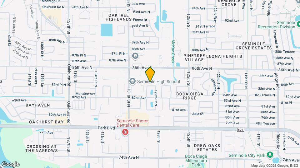 12909 83rd Ave N Map and Location Details