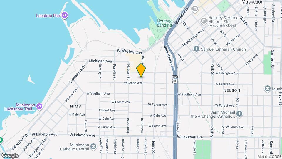 1467 Division St Map and Location Details