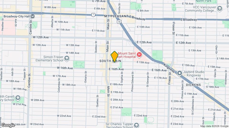 Robson Park Co Op Map and Location Details