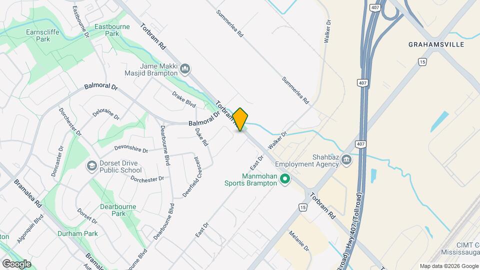 8114 Torbram Rd Map and Location Details