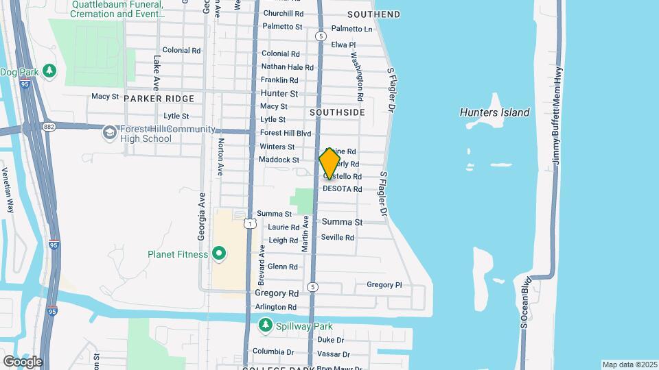 241 Desota Rd Map and Location Details