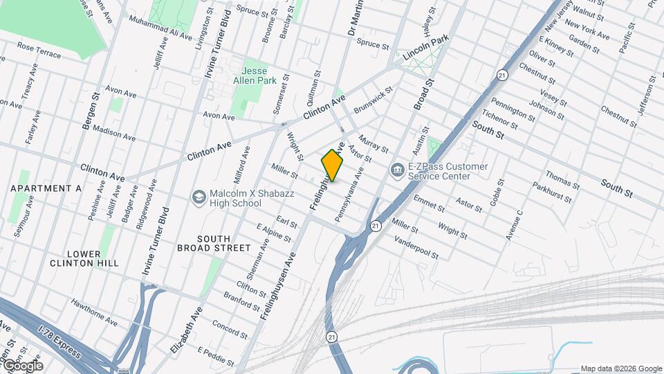 82 Miller St, Unit Ground fl Map and Location Details