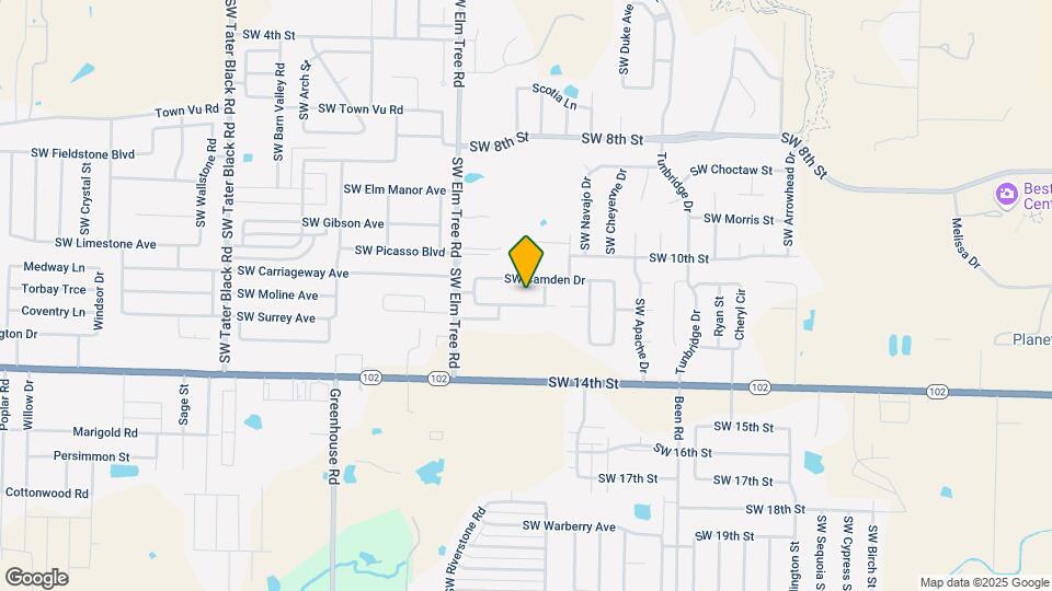3104 SW Tunica Ave Map and Location Details