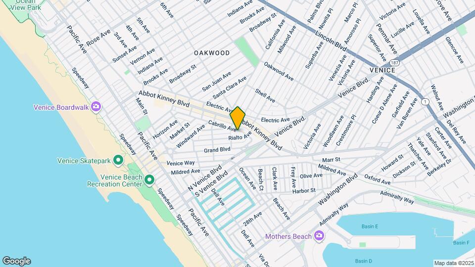 1564 Cabrillo Ave Map and Location Details