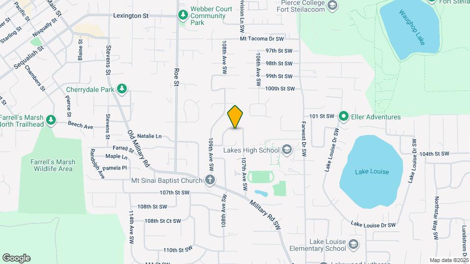 10708 102nd St SW Map and Location Details