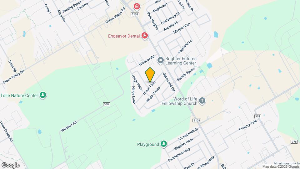 160 Hinge Path Mapa y Detalles de la Ubicación