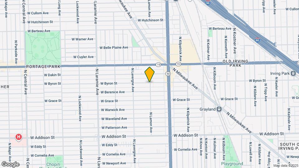3846 N Lamon Ave, Unit 2 Map and Location Details