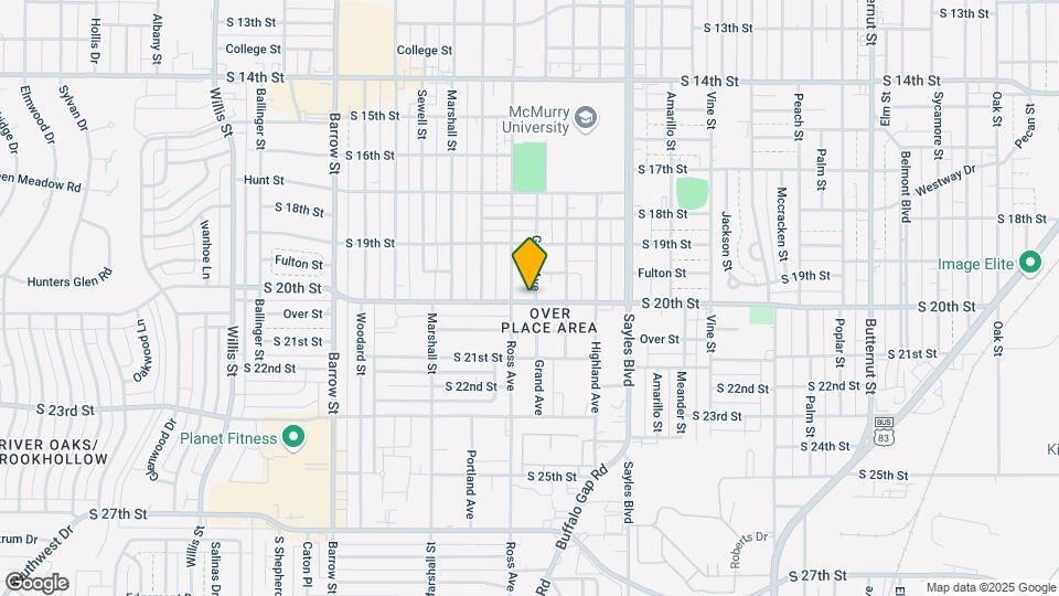 2402 S 20th St Map and Location Details