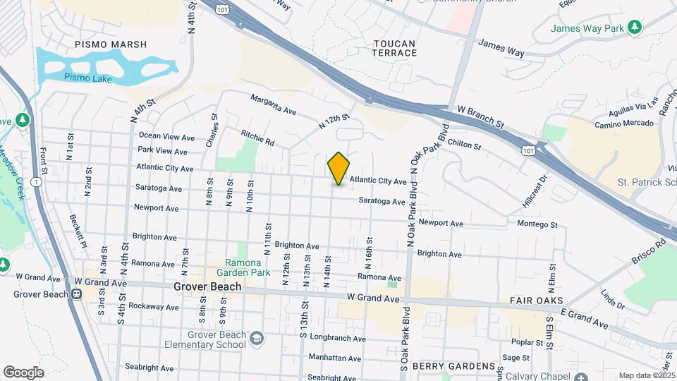 542 N 14th St Map and Location Details