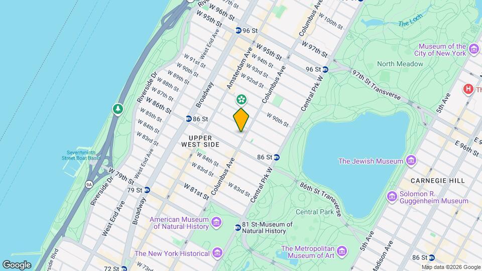 101 W 87th St Map and Location Details