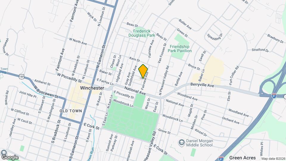 341 Fairview Ave Map and Location Details