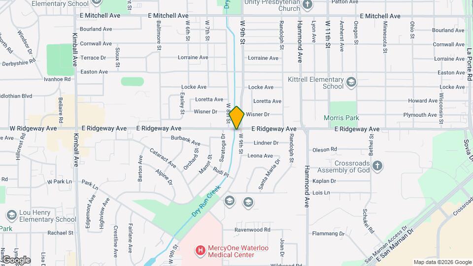 2808 W 9th St Map and Location Details