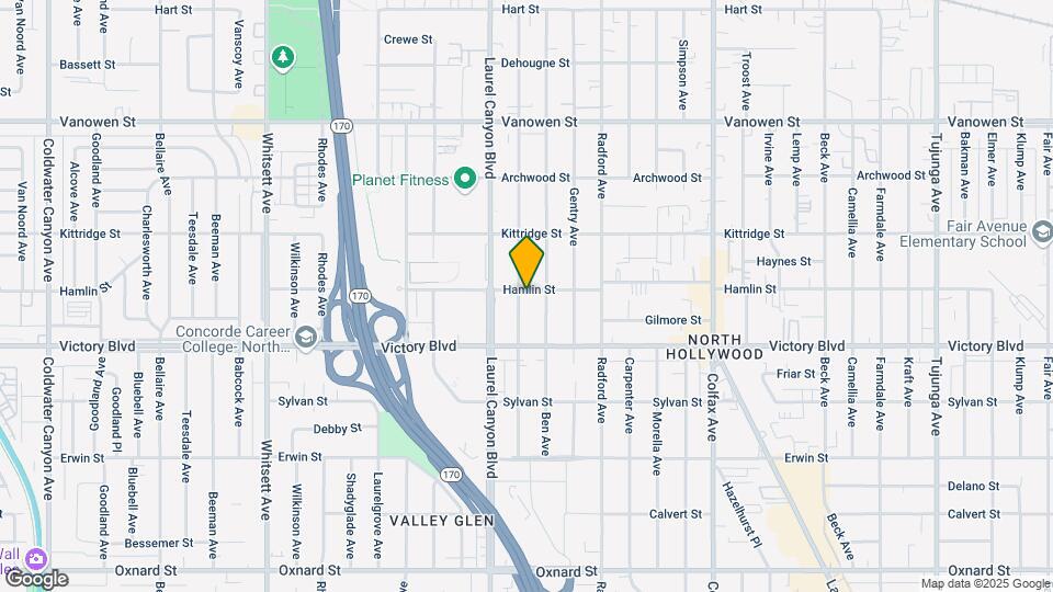 12020 Hamlin St Map and Location Details