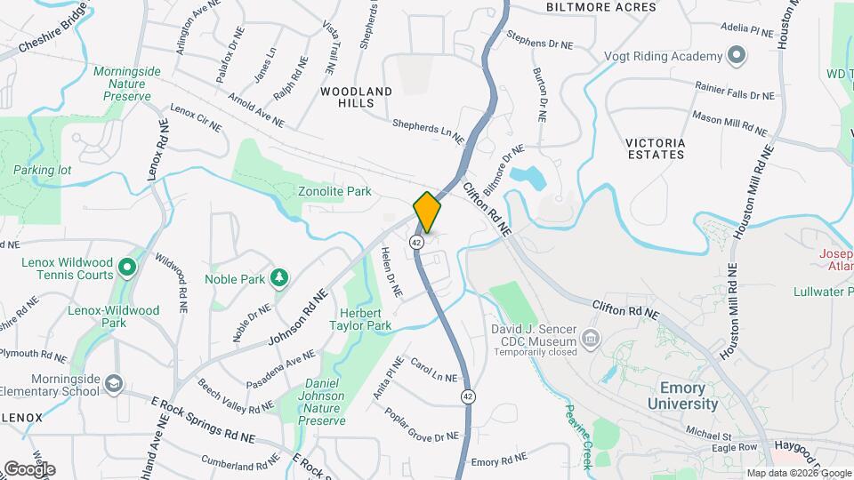 1689 Briarcliff Rd NE Map and Location Details