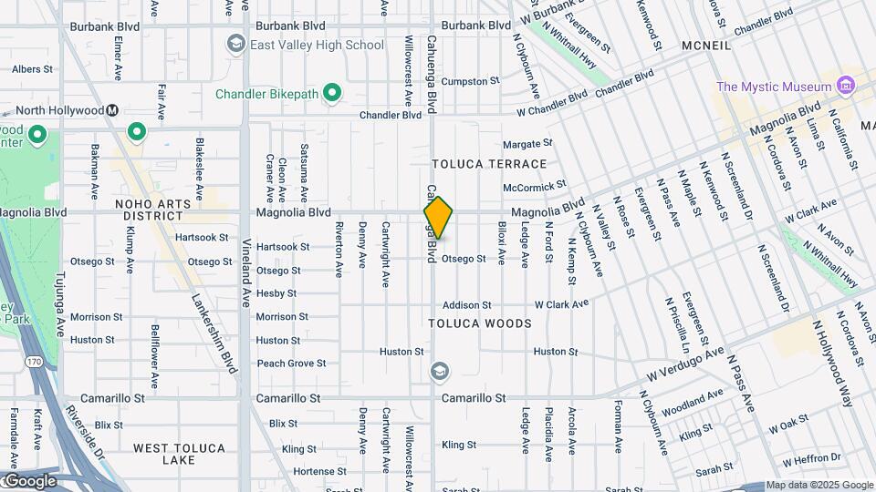 5120 Cahuenga Blvd Map and Location Details