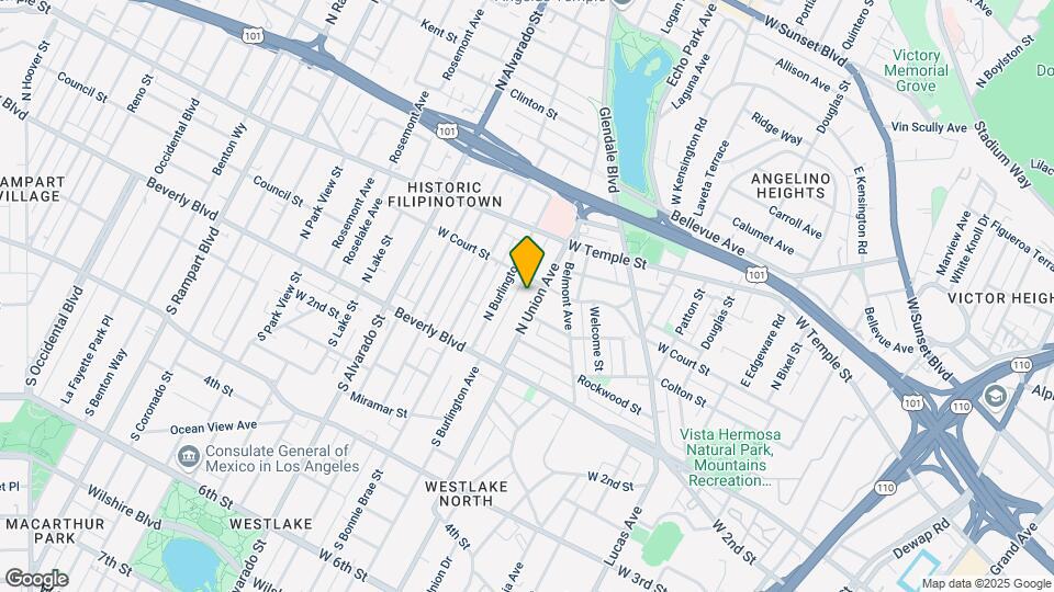 245 N Union Ave Mapa y Detalles de la Ubicación