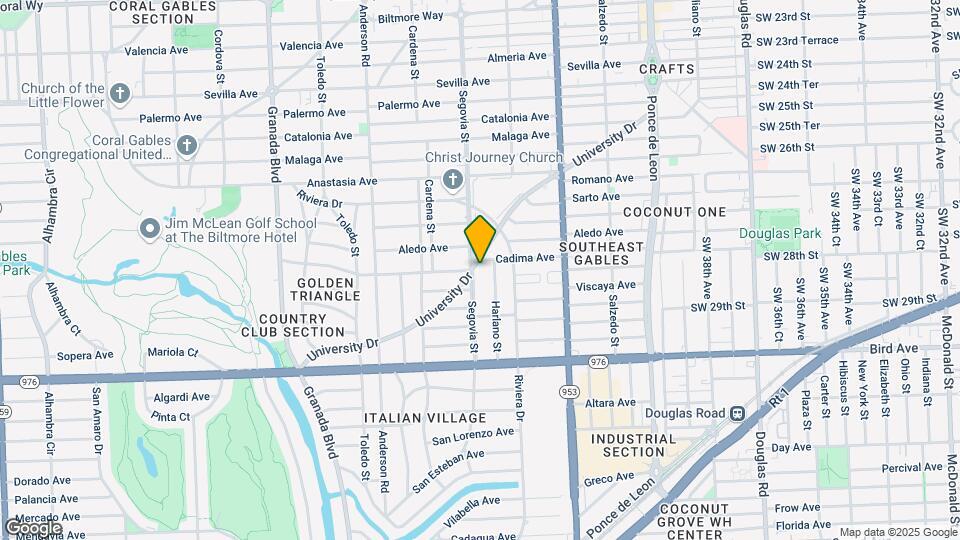 580 University Dr Map and Location Details