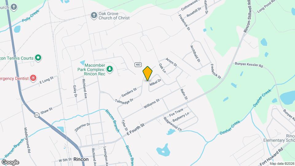 130 Crossing Cir Mapa y Detalles de la Ubicación