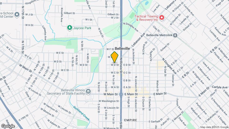 400 N 1st St Map and Location Details