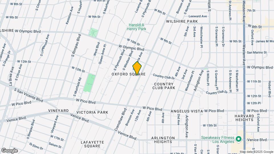 1149 Crenshaw Blvd Map and Location Details