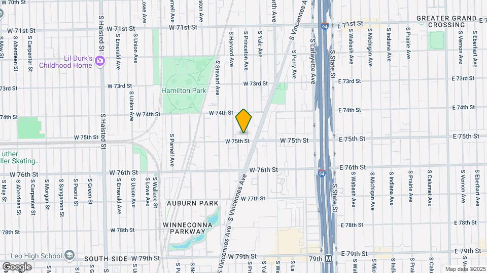 300 W 75th St Map and Location Details