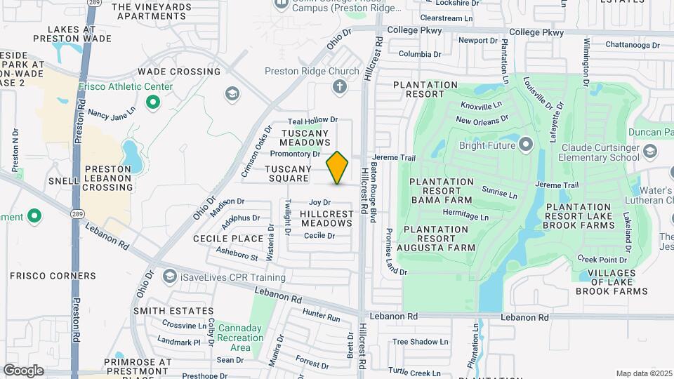 10395 Darkwood Dr Map and Location Details