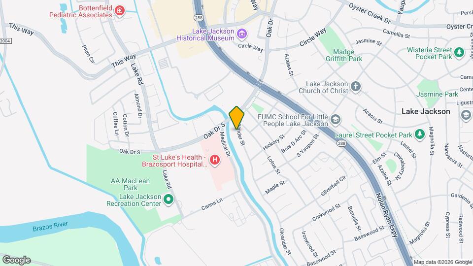 110 Oleander St Map and Location Details