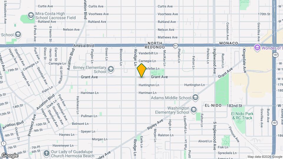 2208 Grant Ave Map and Location Details