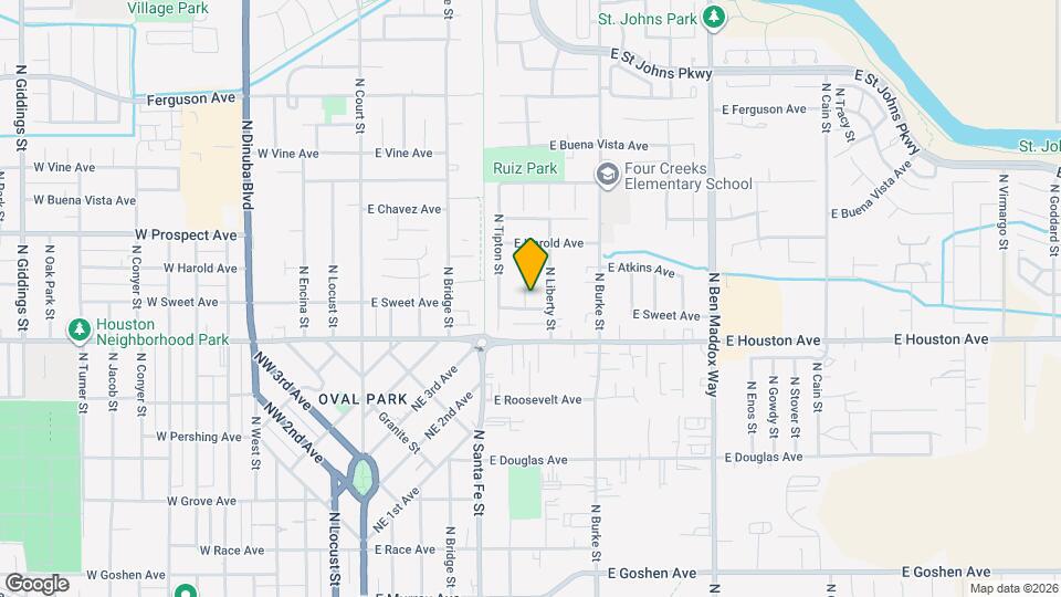 1524 N Thomas Ct Map and Location Details