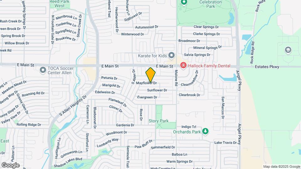 1520 Mayflower Dr Map and Location Details