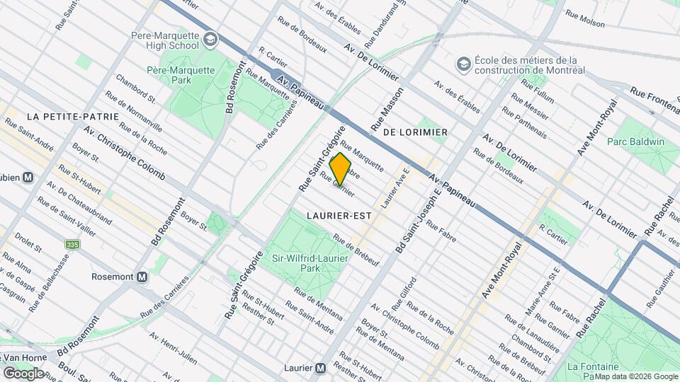 5256 Garnier Rue Map and Location Details