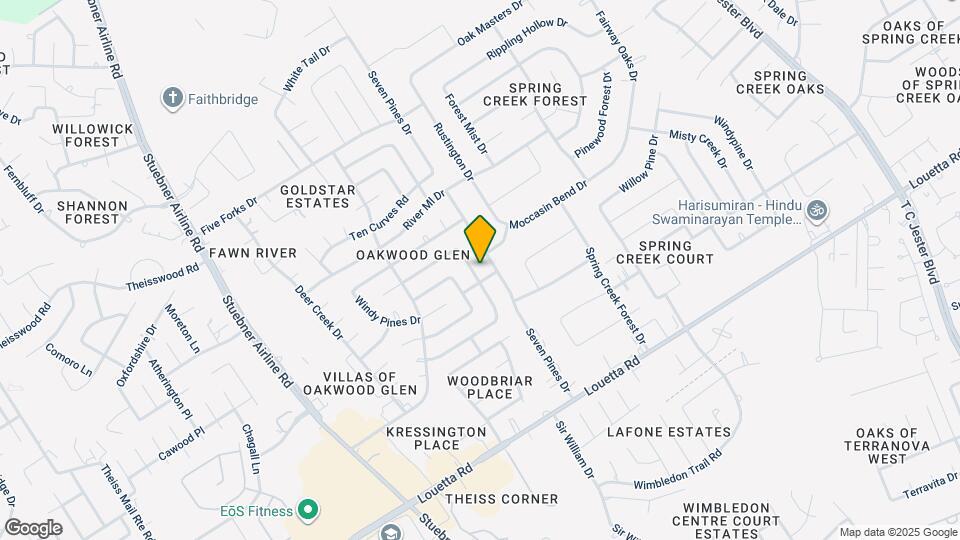 17206 Telegraph Creek Dr Mapa y Detalles de la Ubicación