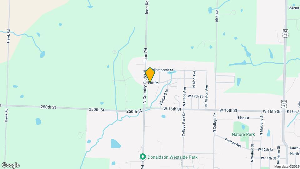 1735 N Country Club Rd Map and Location Details
