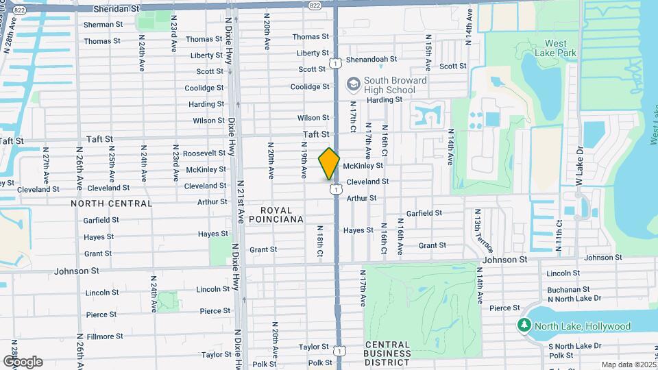 1810 Cleveland St, Unit 2 Map and Location Details
