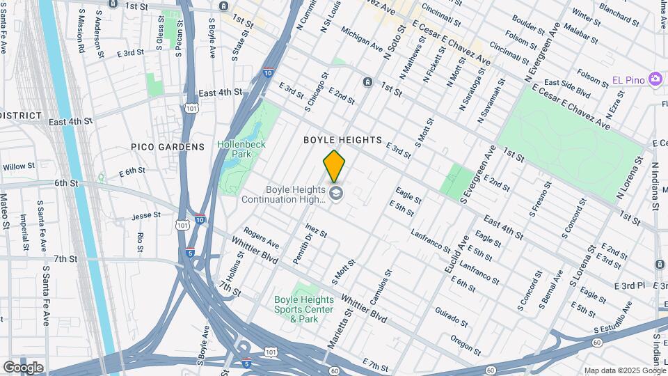 521 S Mathews St Map and Location Details