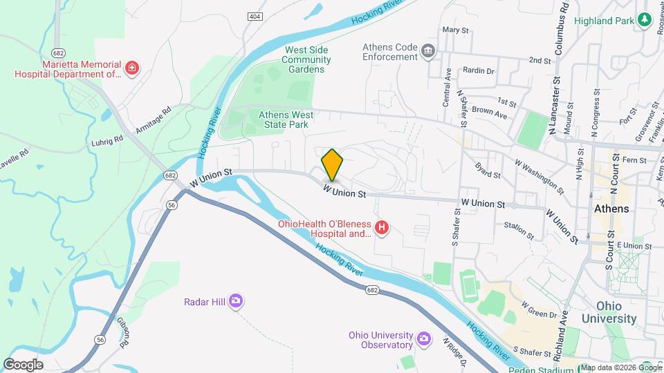 306 W Union St Map and Location Details