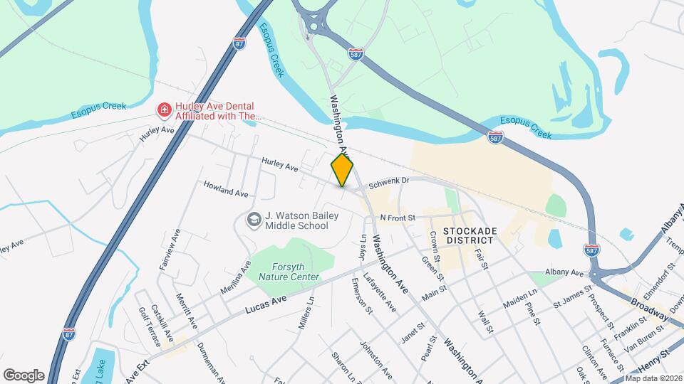 34 Hurley Ave Map and Location Details