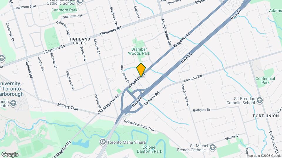 6175 Kingston Rd Map and Location Details