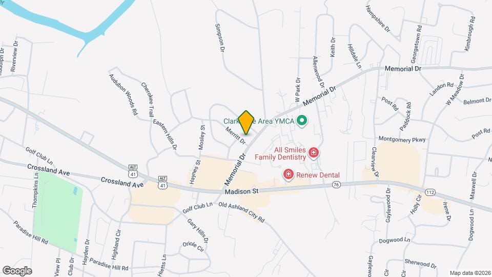 1737 Merritt Dr Map and Location Details