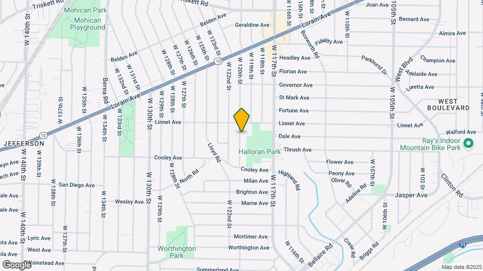 3573 W 120th St Map and Location Details