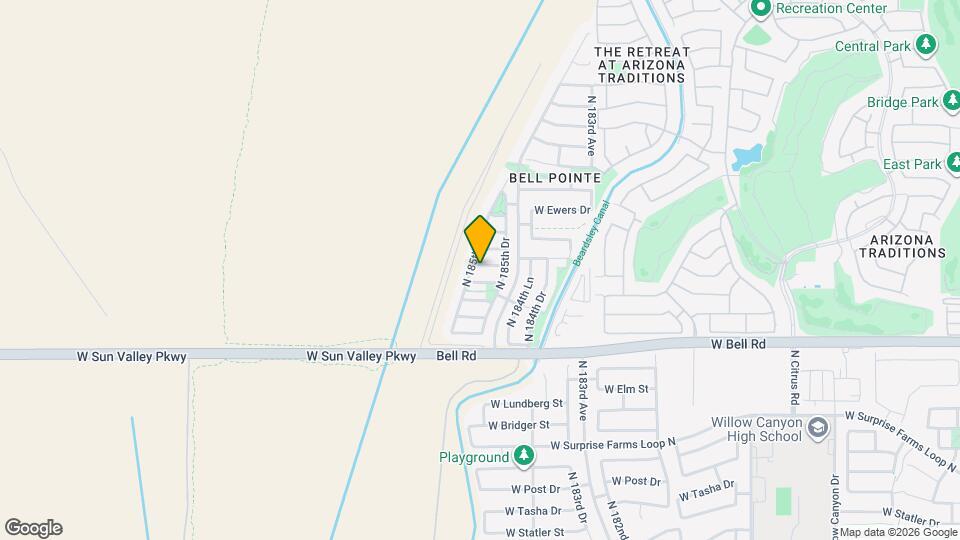 18553 W Mariposa Dr Map and Location Details