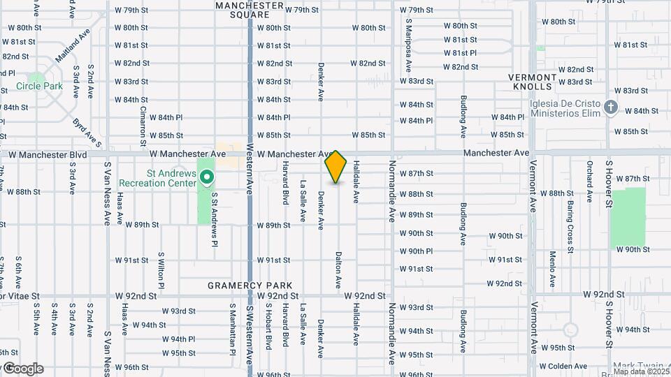 8725 Dalton Ave Map and Location Details